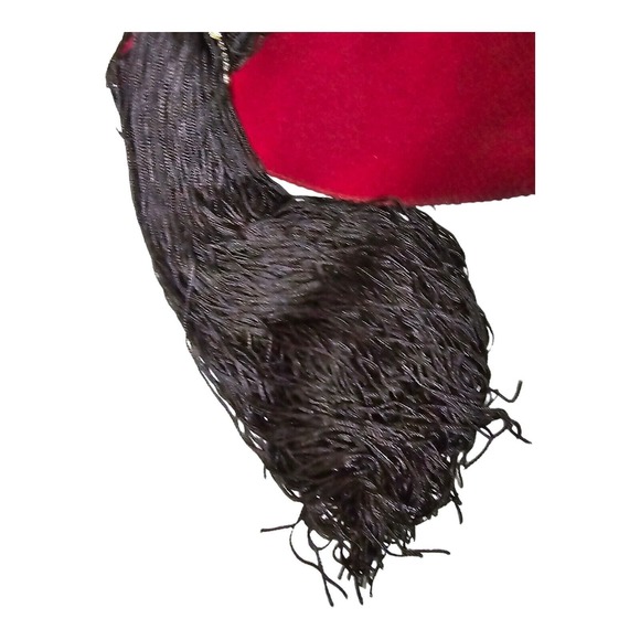 Vtg Al Bahr Shriners Fez Hat Jeweled w/ Zippered Bag 7 3/8" Masonic Memorabilia - Picture 9 of 13